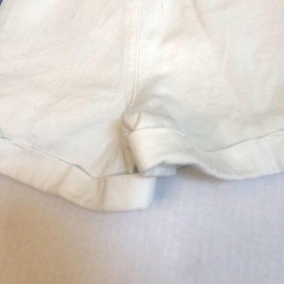 PacSun Women’s Color block High Waist 5 Button Fly Denim Jean Mom Shorts Sz 24 - Picture 6 of 13